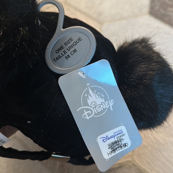 ❌SOLD❌ BRAND NEW DISNEY Mickey Mouse ears baseball cap - Black/Velet - Picture 3 of 5